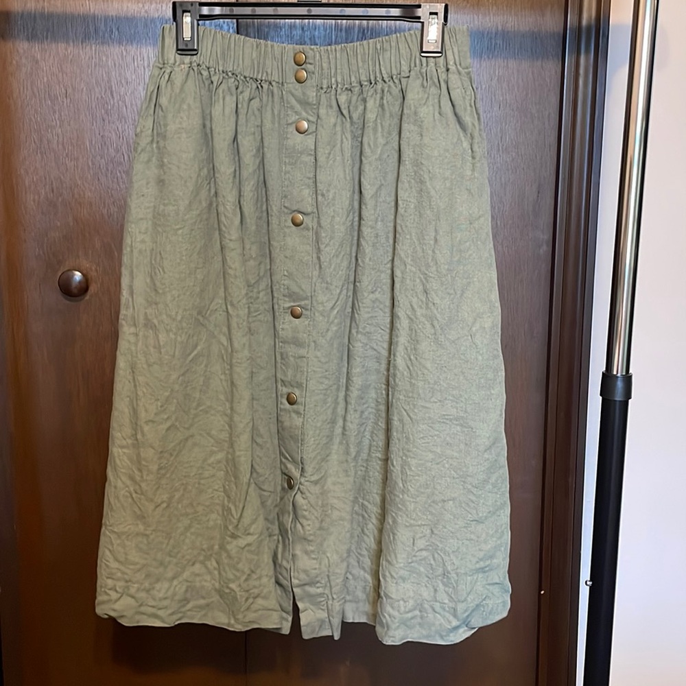 NotPerfectLinen skirt